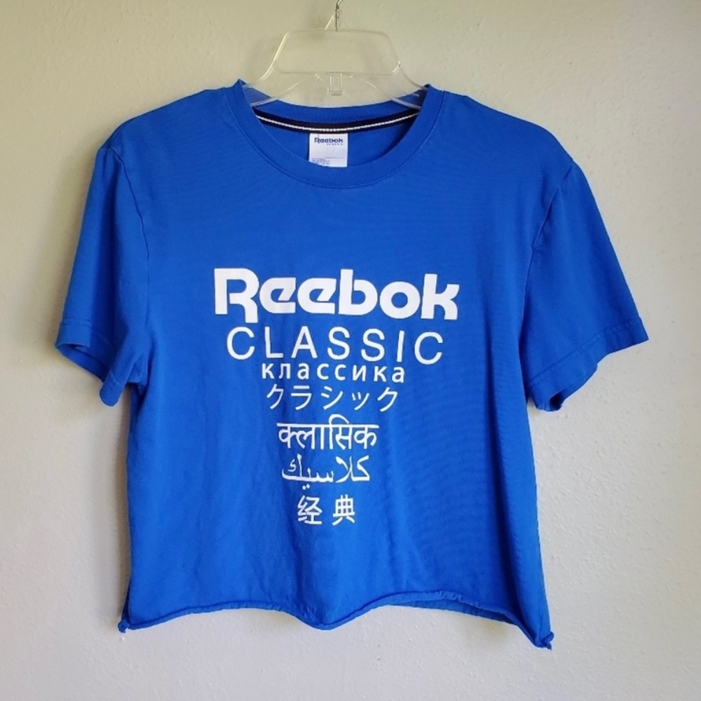 Reebok Classic GP International Cropped Tee Shirt